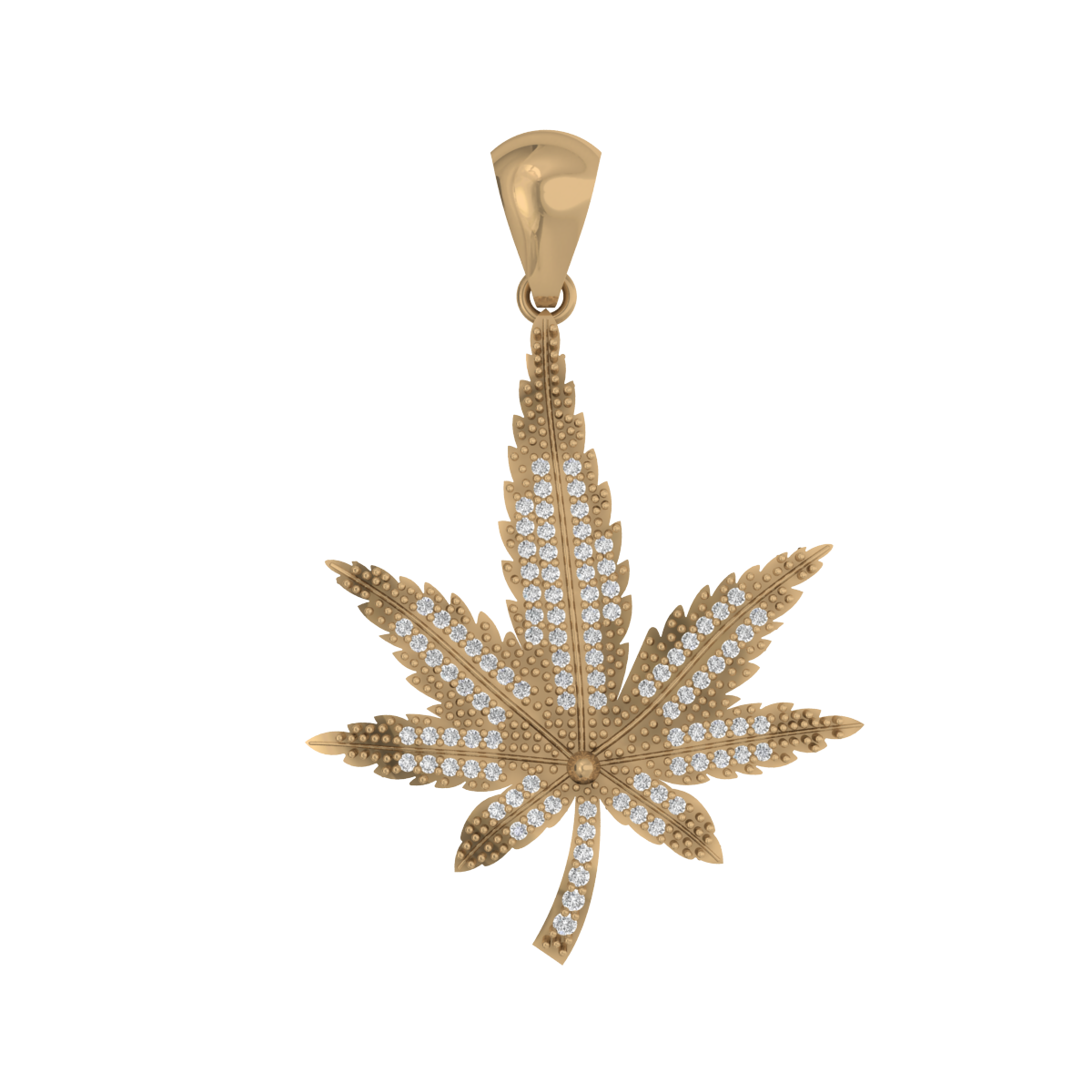 Weed leaf Pendent