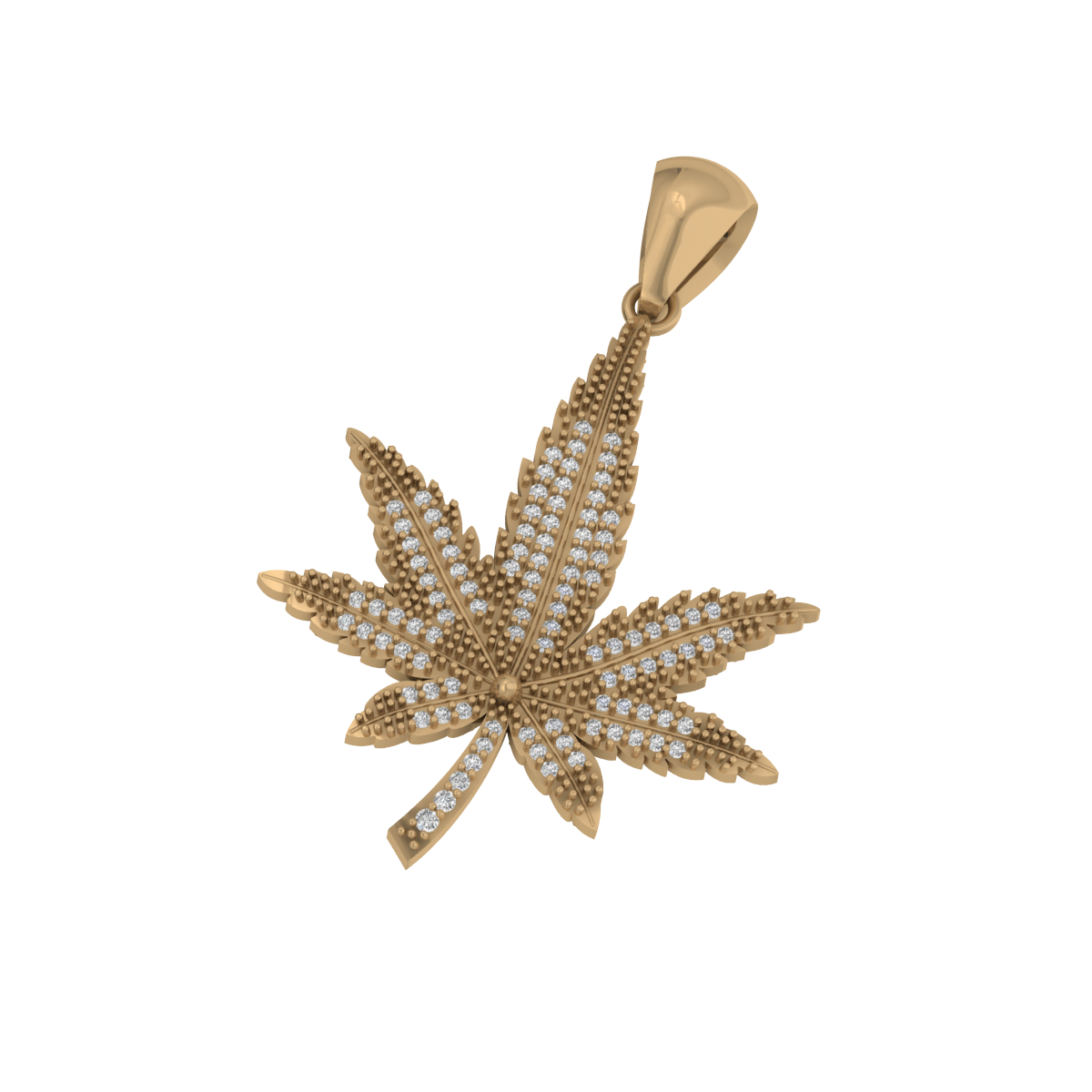 Weed leaf Pendent