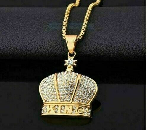 Royal Ice – King Crown Pendant
