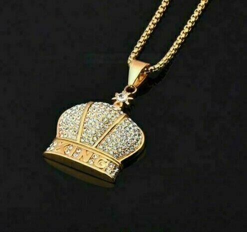 Royal Ice – King Crown Pendant