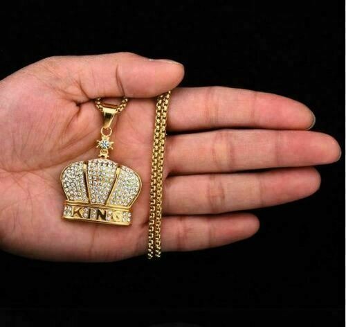 Royal Ice – King Crown Pendant