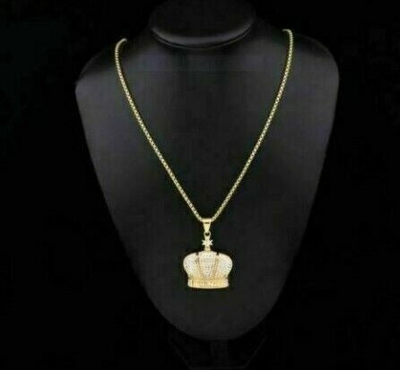 Royal Ice – King Crown Pendant