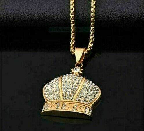 Royal Ice – King Crown Pendant