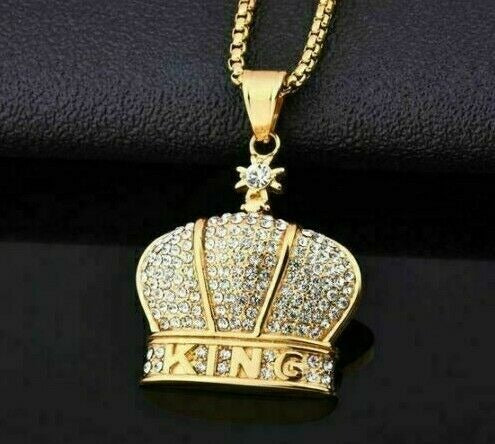 Royal Ice – King Crown Pendant